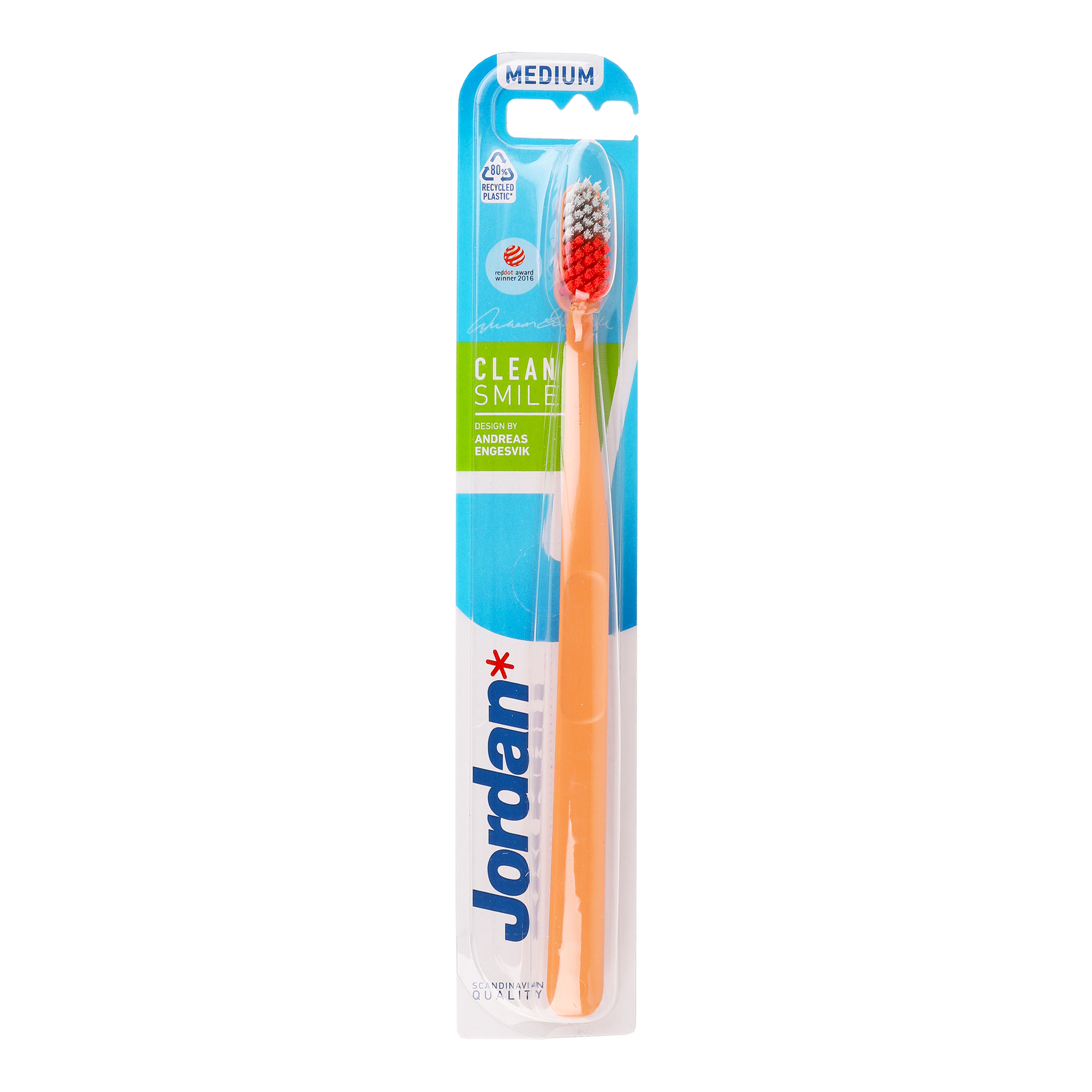 Зубна щітка Jordan Clean Smile (середня) - купити в інтернет-магазині Юнимед