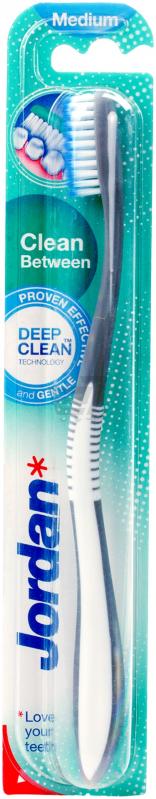 Зубна щітка Jordan Clean Вetween для чутливих зубів та ясен (середня) - купить в интернет-магазине Юнимед