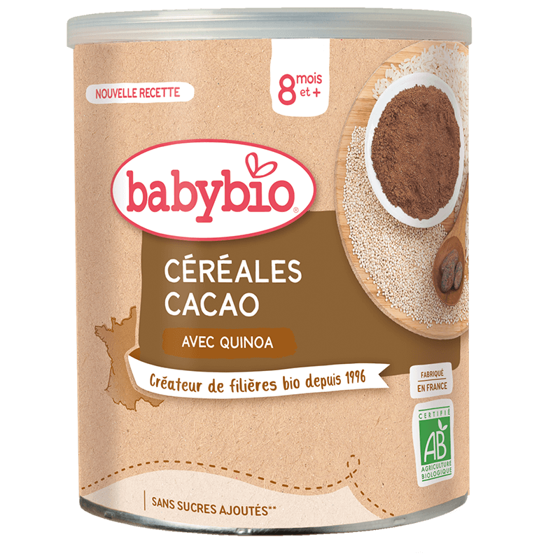 BabyBio Каша органічна злакова з кіноа та какао від 8 місяців, 220 г - купить в интернет-магазине Юнимед