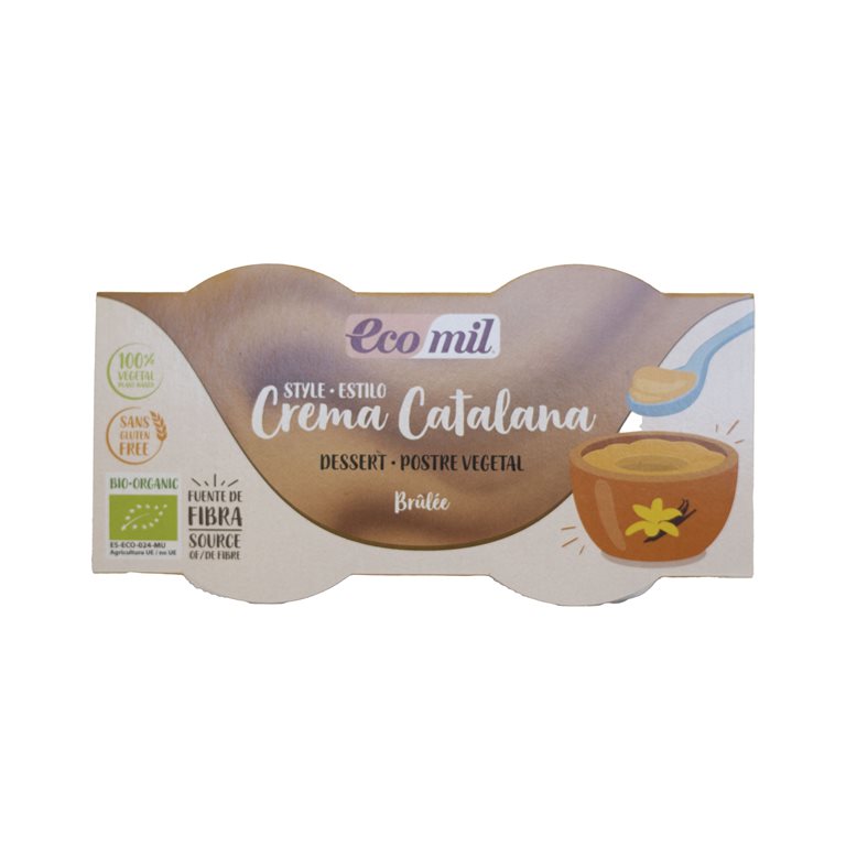 Органічний рослинний десерт з каталонським кремом, 2*125 г - купить в интернет-магазине Юнимед