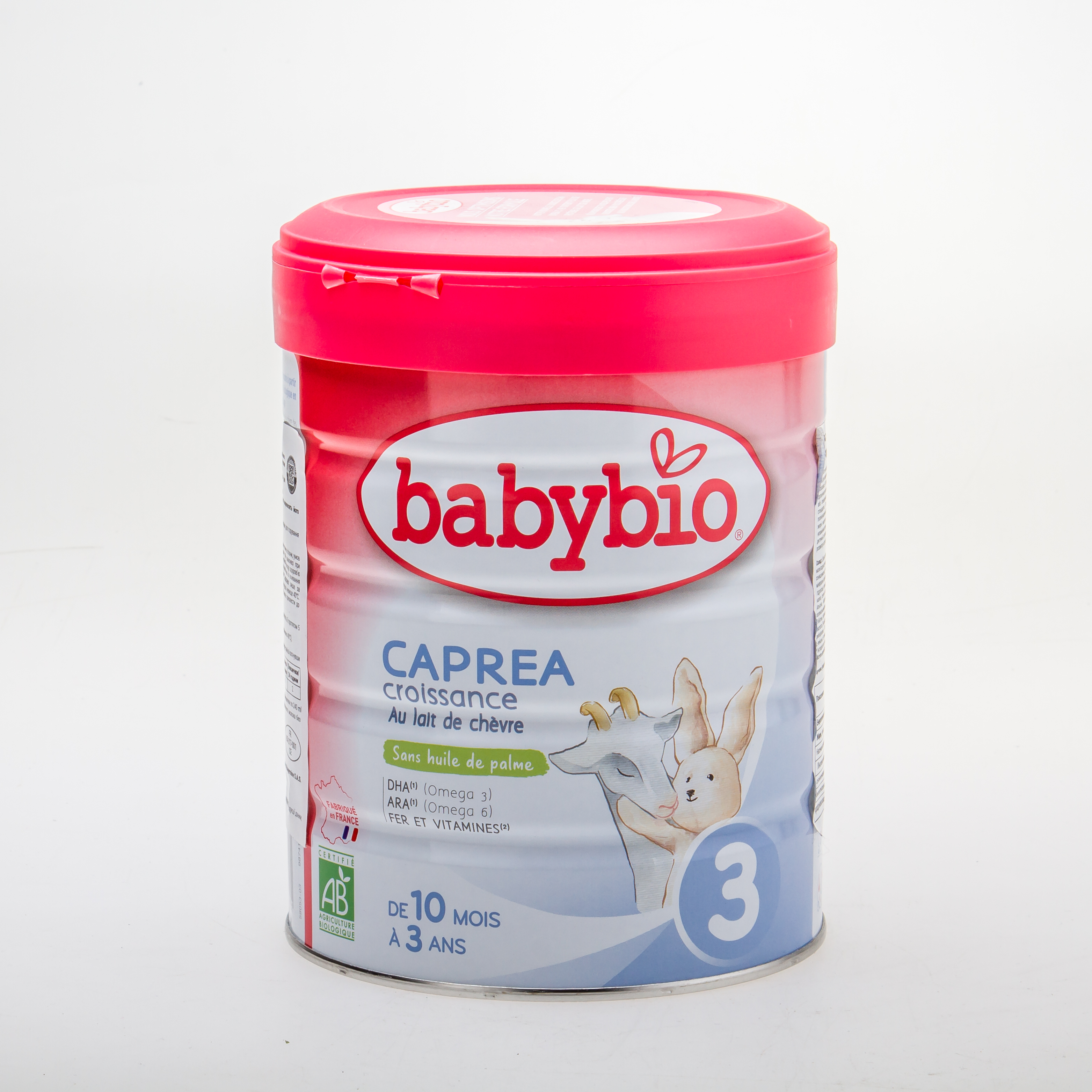 BabyBio Caprea3 Суміш дитяча з козиного молока, органічна для годування  діток від 10 місяців до 3 років 800 гр - купить в интернет-магазине Юнимед