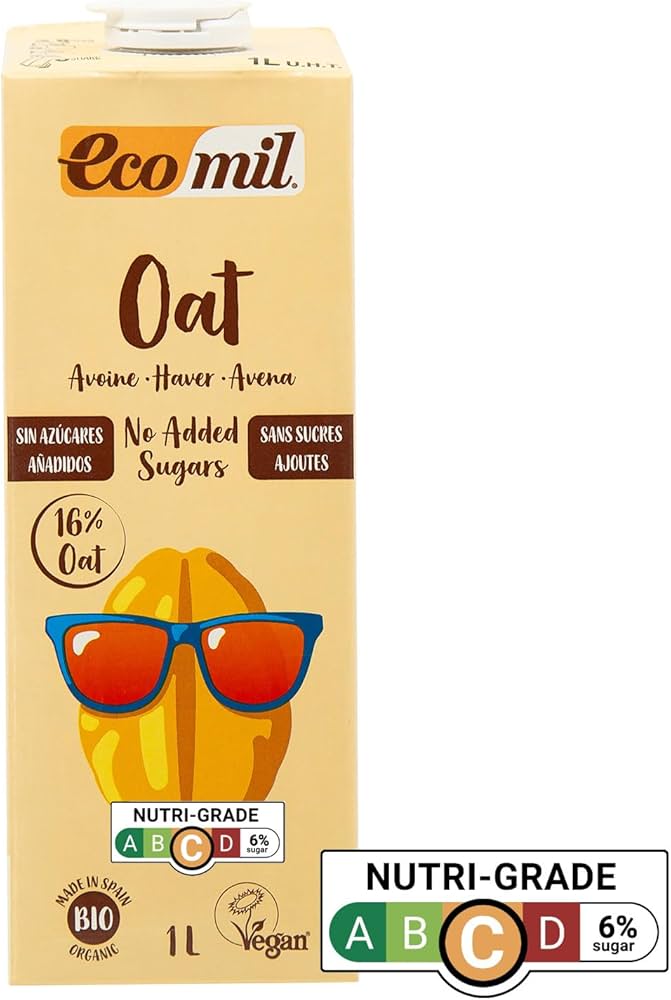 Органічне рослинне молоко з вівса без цукру, 1л - купить в интернет-магазине Юнимед