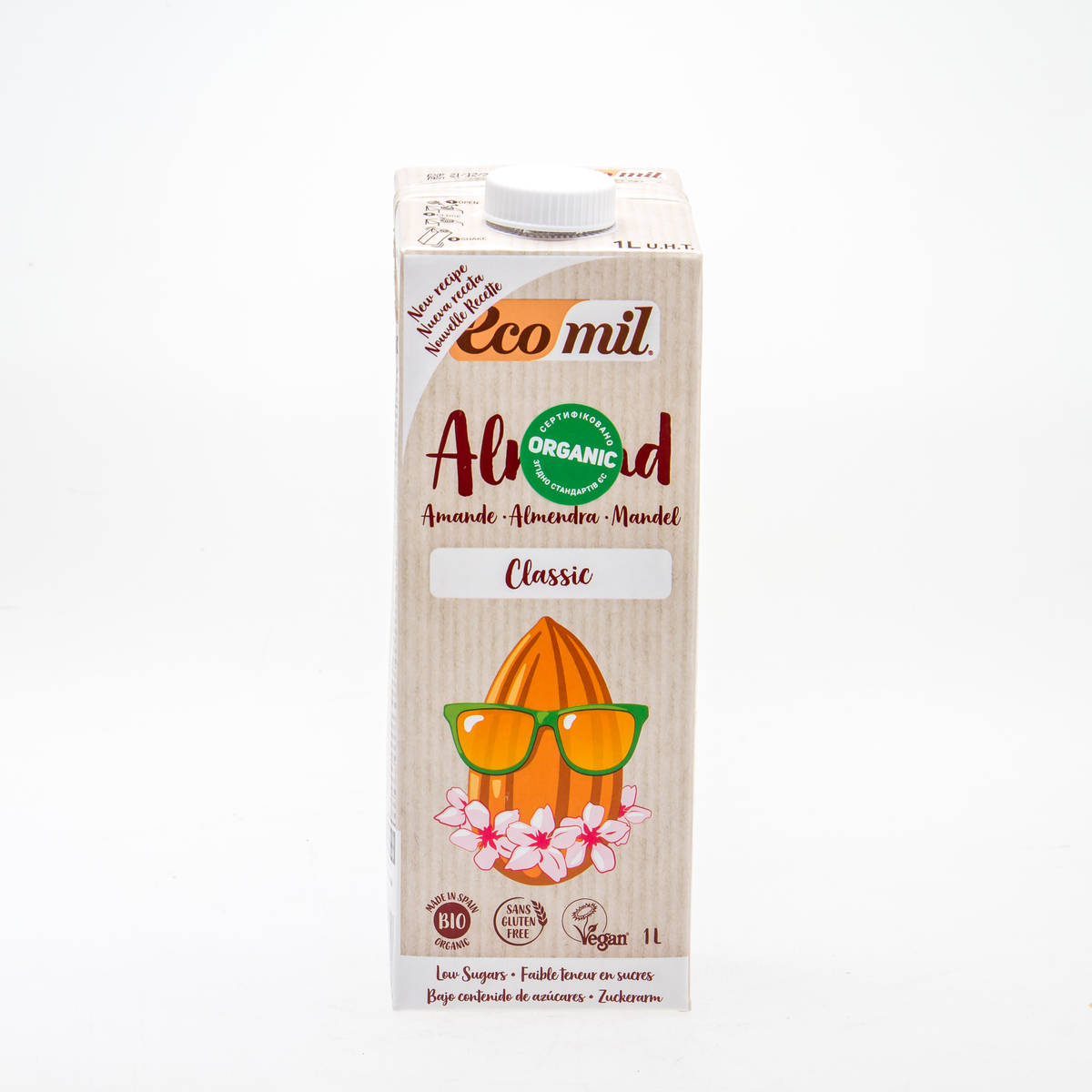 Органічне рослинне молоко з мигдалю класичне,1л - купить в интернет-магазине Юнимед